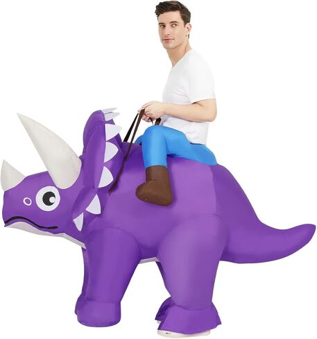 زي ديناصور قابل للنفخ من GOOSH للبالغين، زي الهالوين للنساء والرجال، زي تنفجر مضحك لحفلات الهالوين in Kuwait