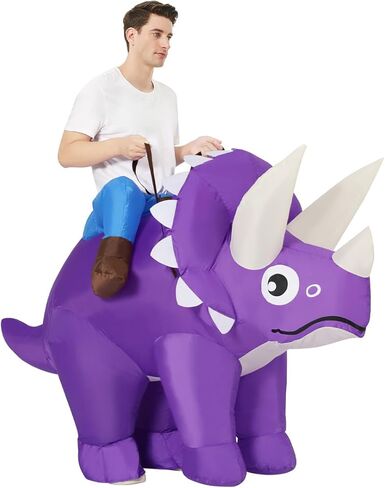 زي ديناصور قابل للنفخ من GOOSH للبالغين، زي الهالوين للنساء والرجال، زي تنفجر مضحك لحفلات الهالوين in Kuwait