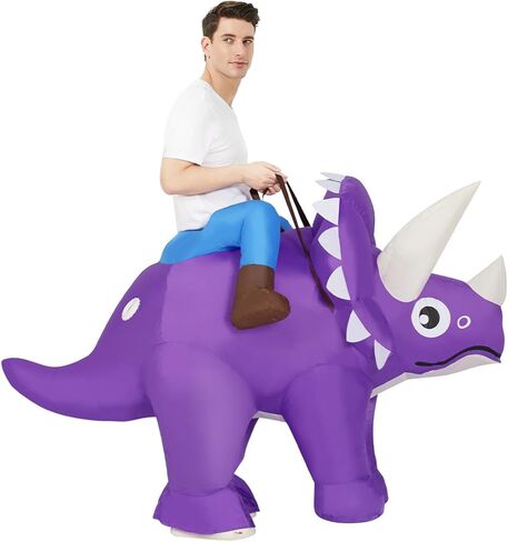 زي ديناصور قابل للنفخ من GOOSH للبالغين، زي الهالوين للنساء والرجال، زي تنفجر مضحك لحفلات الهالوين in Kuwait