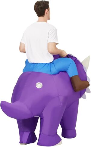 زي ديناصور قابل للنفخ من GOOSH للبالغين، زي الهالوين للنساء والرجال، زي تنفجر مضحك لحفلات الهالوين in Kuwait