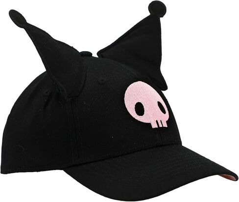 My Melody Kuromi Inspired Black Traditional Adjustable Cosplay Hat in Saudi Arabia