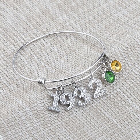SEIRAA Chi Eta Sorority Gifts Chi Phi Nursing Sorority Jewelry 1932 Greek Sorority XHO Charms Bracelet in Kuwait