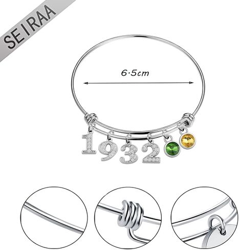 SEIRAA Chi Eta Sorority Gifts Chi Phi Nursing Sorority Jewelry 1932 Greek Sorority XHO Charms Bracelet in Kuwait