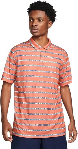 Nike Men's Striped Dri-Fit Golf Polo in Saudi Arabia