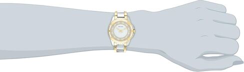 Bulova Ladies' Classic Diamond 3-Hand Quartz Stainless Steel Watch, 12 Diamonds, Mother-of-Pearl Dial in Saudi Arabia
