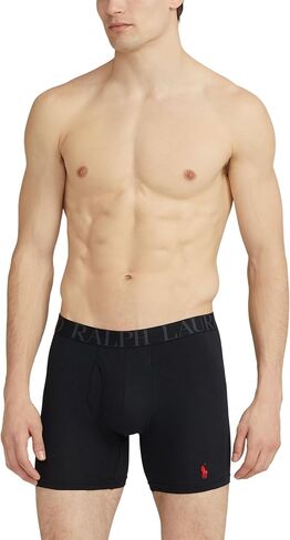 POLO RALPH LAUREN mens Classic Fit Stretch Boxer Brief 3-pack in Saudi Arabia
