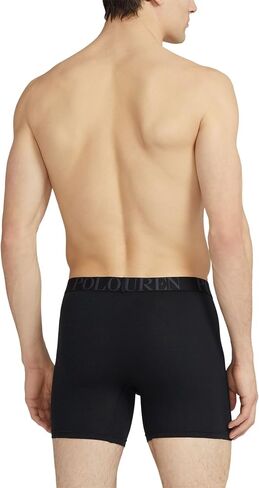 POLO RALPH LAUREN mens Classic Fit Stretch Boxer Brief 3-pack in Saudi Arabia