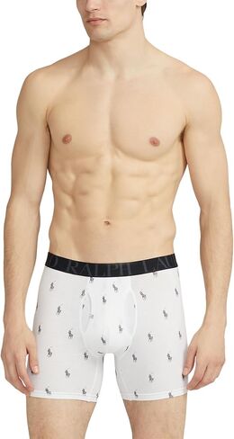 POLO RALPH LAUREN mens Classic Fit Stretch Boxer Brief 3-pack in Saudi Arabia
