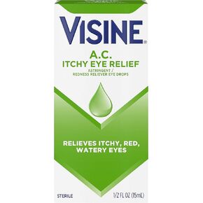 Visine A.C. Astringent Redness Reliever Eye Drops - 0.5 Oz (15 Ml) in Kuwait