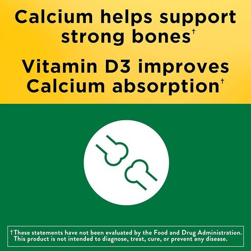 Nature Made Calcium Gummies 500 mg Per Serving with Vitamin D3, Dietary Supplement for Bone Support, 80 Gummies, 40 Day Supply in Saudi Arabia