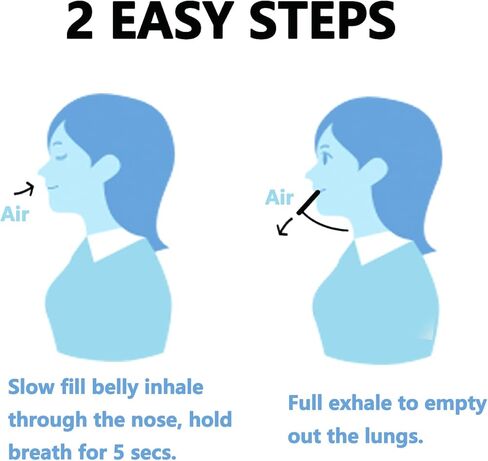 SpiritEvo قلادة التنفس اليقظ مع حلقة القلق، سلسلتين قويتين وحقيبة مخملية، قلادة القلق لتخفيف التوتر، هدايا التأمل، أداة تهدئة، تمارين التنفس in Kuwait