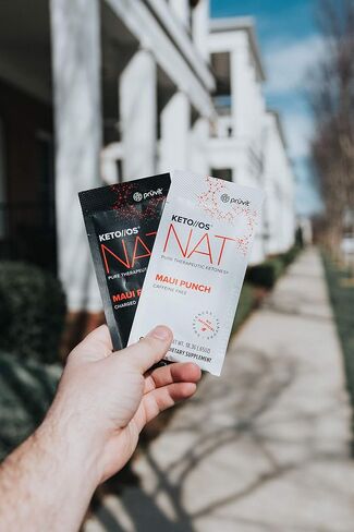 مكملات PRÜVIT Keto//OS NAT® Tru Passion Keto - مشحونة - كيتونات خارجية - مكمل الكيتون لأملاح BHB لتعزيز طاقة التمرين للرجال والنساء (20 قطعة) in Kuwait