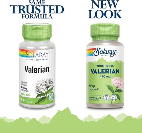 SOLARAY Valerian 470mg | Relaxation Support (100 CT) in Saudi Arabia