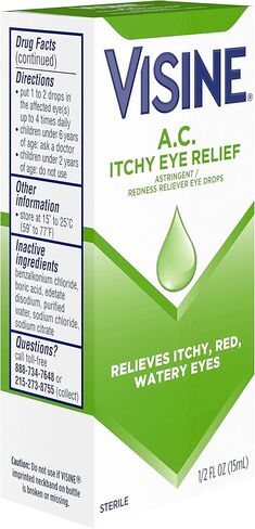 قطرات العين استرينجنت ريدنس ريليفر من فيزين ايه سي - 15 مل in Kuwait