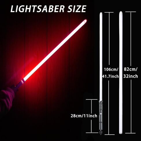 سيوف ضوئية مبارزة من Crtivetoys RGB 15 لونًا و10 خطوط صوتية سيوف ضوئية قابلة لإعادة الشحن، سيف ضوئي واقعي للبالغين والأطفال هدية لحفلات أعياد الميلاد وعيد الميلاد in Kuwait