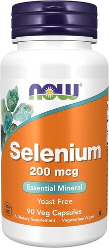 NOW Supplements, Selenium (L-Selenomethionine) 200 mcg, Essential Mineral*, 90 Veg Capsules in Saudi Arabia