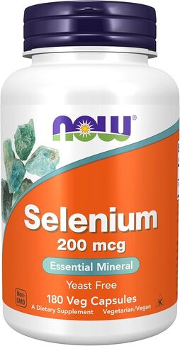 NOW Supplements, Selenium (L-Selenomethionine) 200 mcg, Essential Mineral*, 90 Veg Capsules in Saudi Arabia