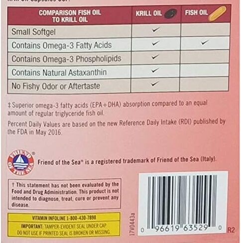 Kirkland Signature Krill Oil 500 Milligram 160 Softgels in Saudi Arabia