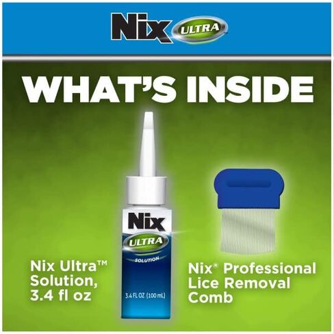 Nix Ultra 2-in-1 Lice Treatment - 3.4 oz, Pack of 2 in Kuwait