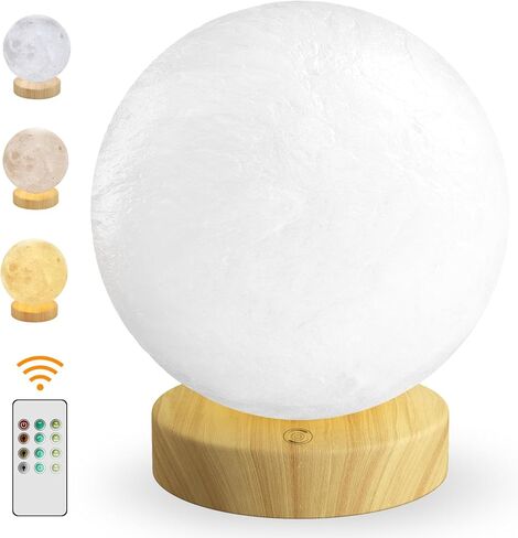 Doraubia Light Therapy Lamp,10000 Lux Sun Lamp with 3 Color Temperatures,Adjustable Brightness,Timer & Memory Function, Happy Daylight Lamp，Full Spectrum Light with Remote Control for Home, Office in Kuwait