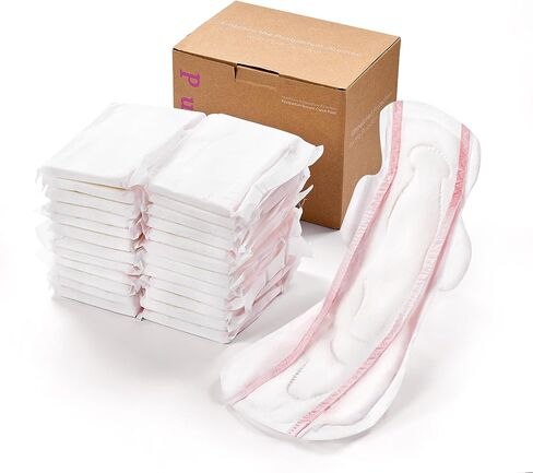 Premium Postpartum Pads with Wings Extra Long Maternity Pads Large Maximum Absorbency Post-partum Incontinence Pads Ultra Soft Heavy Flow Secure Leak Protection After Birth Pads, 12 Count in Kuwait