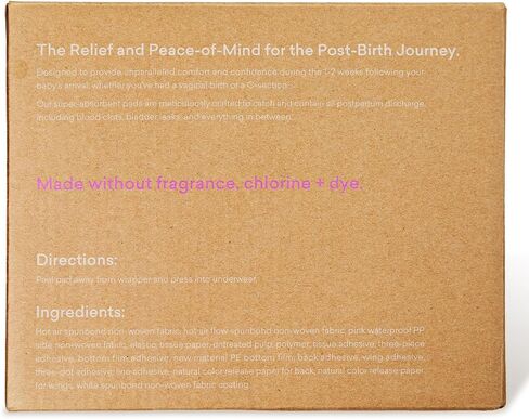 Premium Postpartum Pads with Wings Extra Long Maternity Pads Large Maximum Absorbency Post-partum Incontinence Pads Ultra Soft Heavy Flow Secure Leak Protection After Birth Pads, 12 Count in Kuwait