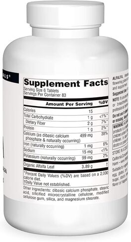 مصدر المواد الطبيعية البرسيم 10 الحبوب المكملات الغذائية - 250 أقراص in Kuwait