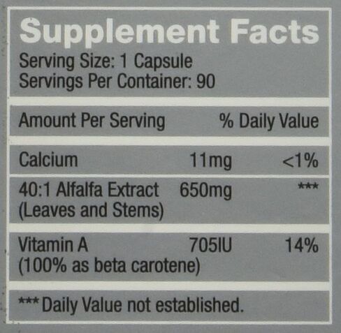 pH Quintessence - 40:1 Alfalfa Concentrate - 90 Vegan Capsules (30 Day Supply) – Alkaline The Body, Balance pH and Support Detox in Saudi Arabia