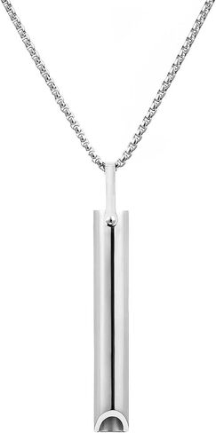 VICUSSE Stainless steel Mindful Breathing Necklace, Anxiety Relief Items,Anxiety Necklace,The Necklace for Anxiety, Stress, Panic Attack Relief Meditation Tools in Saudi Arabia