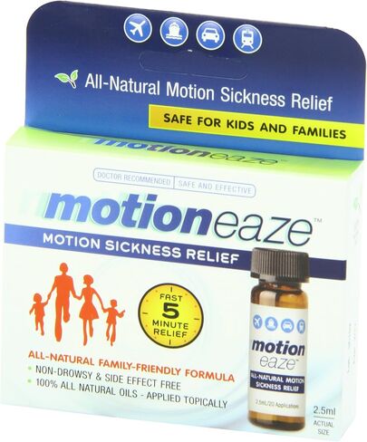 MotionEaze Sickness Relief, All-Natural Topical Liquid, 2.5 ml (Pack of 2) in Saudi Arabia