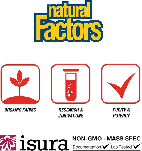 Natural Factors, فوسفاتيديل سيرين، دعم الذاكرة والتركيز ووظائف الدماغ، خالي من الصويا والغلوتين، 120 كبسولة هلامية in Kuwait