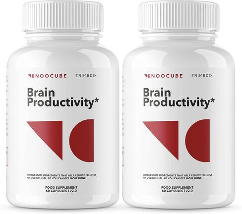 Trimedix (عبوتان) Noocube - لمدة 60 يومًا، Noocube Brain، حبوب Noocube، كبسولات Noocube، إنتاجية Noocube Brain. in Kuwait