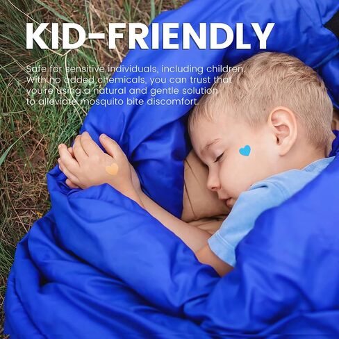 Itch Relief Patches for Kids, Reduces Itch & Swell, Natural Bite Relief Stickers, Anti Itch after Sting Patches, Bite Suction Alternative, Travel Camping Outdoor Essential Gift for Moms, Friends in Kuwait
