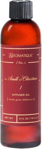 Aromatique Smell of Christmas Fragrance Diffuser Oil - Aromatherapy, Scented Air Freshener Deodorizer Oil, Scented Refill for Home, Kitchen, Living Room Home Care Decor Humidifier Essential Oils 4oz in Saudi Arabia