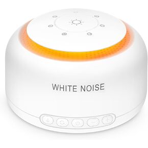 جهاز ضوضاء أبيض من Uyled مع 30 صوتًا مهدئًا و3 وظائف ذاكرة مؤقت وإضاءة ليلية دافئة آلة ضوضاء محمولة للبالغين/الأطفال/نوم الأطفال، والاسترخاء in Kuwait