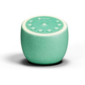 Hotmoon White Noise Machine with 40 High-Fidelity Sounds, Sleep Sound Machine with Memory Functions, 8 Lighting Modes, USB Power Supply, for Sleep & Noise Reduction in Bedrooms and Offices, Plug-in.