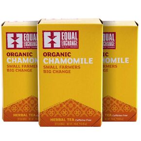 Equal Exchange Organic Caffeine Free Chamomile Tea, 20-Count (Pack of 3) (13311) in Saudi Arabia