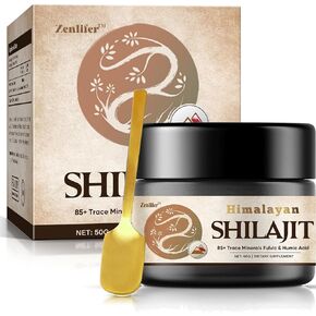 شيلاجيت راتنج شيلاجيت العضوي النقي في الهيمالايا، راتنج شيلاجيت عضوي طبيعي فعال مع 85+ من المعادن النزرة وحمض الفولفيك للطاقة ودعم المناعة in Kuwait