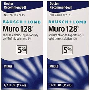 MUR0 128 Sodium Chloride hypertonicity Solution 5% Drops, 15ml (2 Box Only) in Saudi Arabia