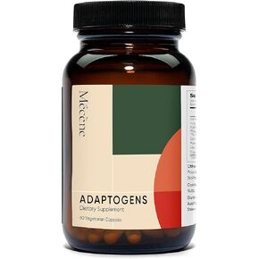 مكمل ادابتوجنز - تخفيف الاجهاد، دعم الغدة الكظرية، مدير الكورتيزول - اشواغاندا، روديولا، الريحان المقدس، اليوثيرو، استراغالوس، شيساندرا، باناكس جينسنغ - 60 كبسولة نباتية in Kuwait