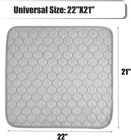 2 حزمة من وسادات كرسي سلس البول المقاومة للماء وقابلة للغسل، وسادة مقعد قابلة لإعادة الاستخدام، وسادة تبول ماصة للحضانة، وسادة سفلية للبول لكبار السن من الرجال والنساء، مناسبة لأثاث الكراسي المتحركة in Kuwait