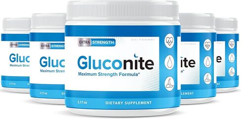 (5 عبوات) مسحوق غلوكونيت تركيبة متقدمة ذات قوة إضافية من مزيج غلوكونات الشاي in Kuwait