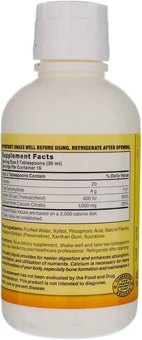 Liquid Calcium Citrate 1000mg with D3 16 fl oz Liquid Blueberry in Kuwait
