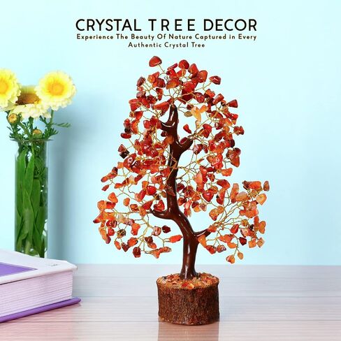 Seven Chakra Tree - Gemstone Tree - Feng Shui Crystal - Crystal Tree for Positive Energy - Gifts for Spiritual People - Crystal Decor - Chakra Crystals in Saudi Arabia