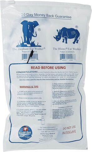 Doctor Easy Rhino Ear Washer Bottle System by Doctor Easy, 4 Ounce in Saudi Arabia