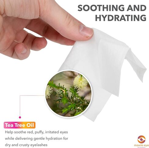 Menicon درجة حموضة فريدة متعددة الأغراض ومناسبة للسفر، عبوتان، محلول عدسات لاصقة 2.5 أونصة للعدسات الصلبة النفاذية للغاز - مع علبة عدسة، (إجمالي 5 أونصة)، مرفقة مع منديل جفن واحد بزيت شجرة الشاي in Kuwait