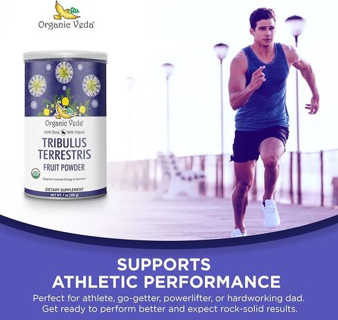 مسحوق فيدا تريبولوس تيريستريس العضوي - معتمد من وزارة الزراعة الأمريكية، مسحوق معزز للتستوستيرون العضوي غير المعدل وراثيًا (مسحوق تريبولوس تيريستريس (7 أونصة)) in Kuwait