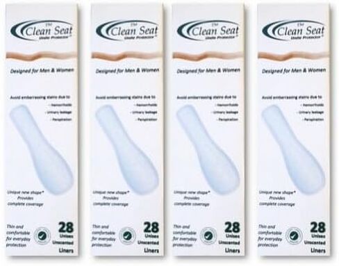 مجموعة The Clean Seat المكونة من 4 قطع (112 قطعة) غير معطرة/تغطية كاملة للرجال والنساء in Kuwait