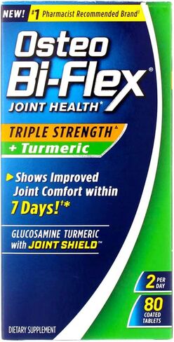 Osteo Bi-Flex Triple Strength + Turmeric, 80 Count (Pack of 2) in Kuwait