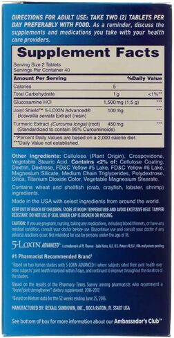 Osteo Bi-Flex Triple Strength + Turmeric, 80 Count (Pack of 2) in Kuwait